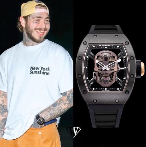 post malone skull richard mille|Post Malone's Richard Mille is everything we want for Christmas.